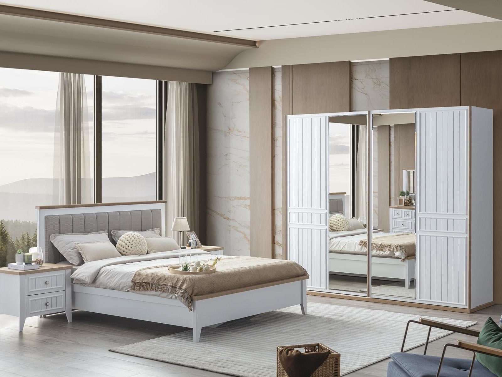 Lora Sliding Door Wardrobe