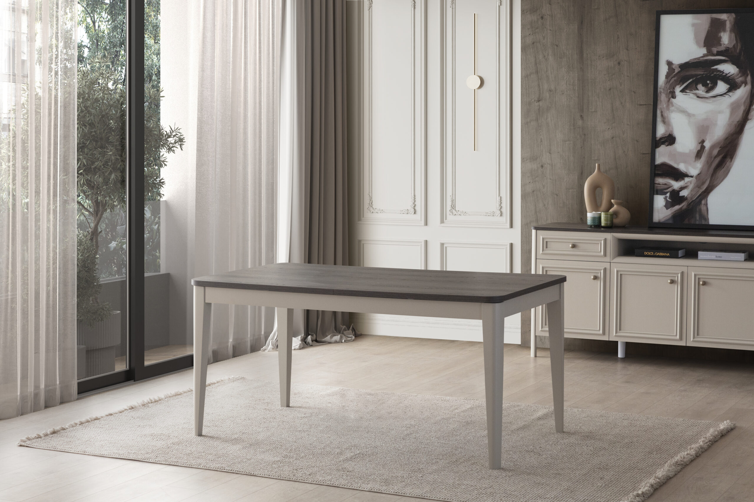 Diana Dining Room Expanding Table #1